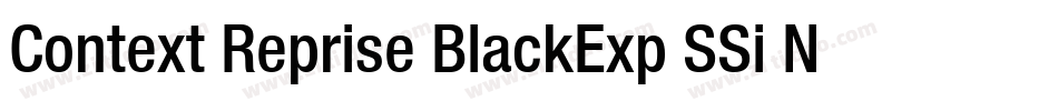 Context Reprise BlackExp SSi Normal字体转换